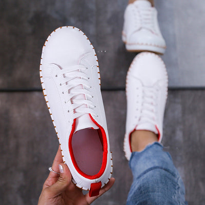 Zapatos Planos Casuales de Verano para Mujer con Encaje Calado - Image 10