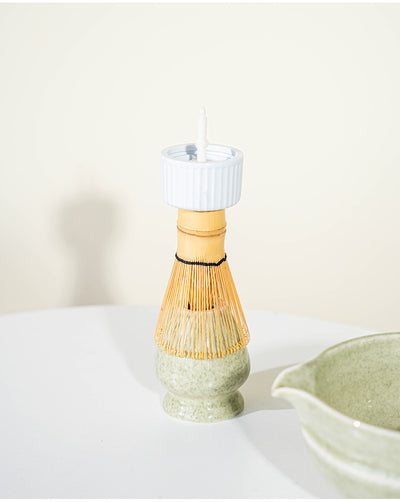Batidor Eléctrico de Matcha Ajustable con Soporte de Bambú - Image 9