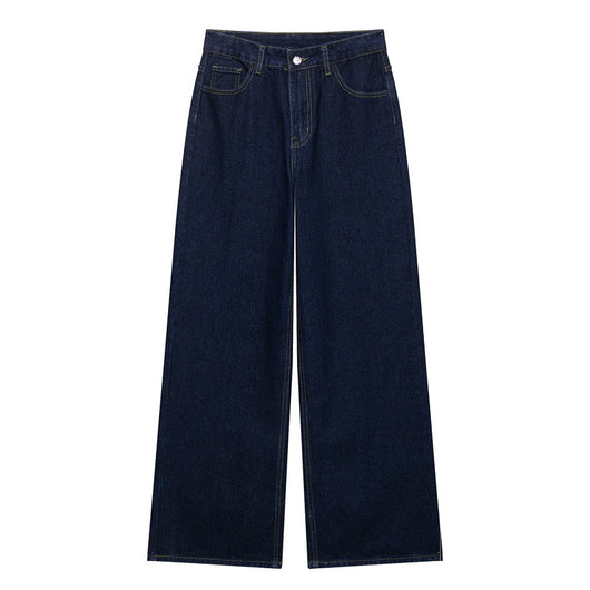 Conjunto Denim Vintage Azul Suelto - Camisa Manga Larga y Pantalón - Image 7