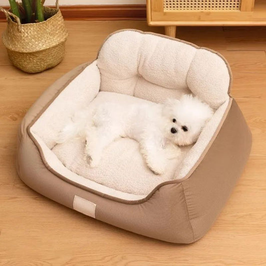 Cama Ortopédica Acogedora para Perros Medianos - Sofá Lavable y Térmico
