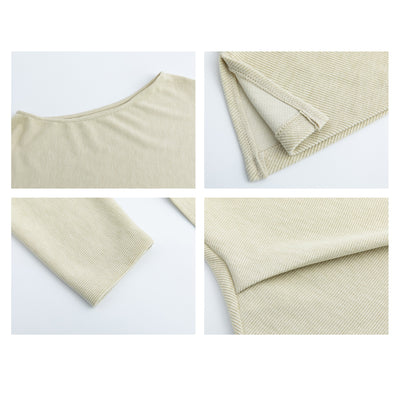 Blusa Asimétrica de Hombro Frío Talla Grande para Mujer - Image 16