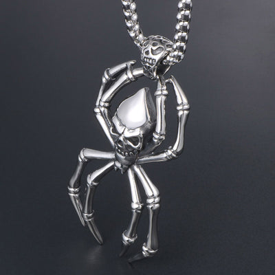 Dije Calavera Fantasma Acero Titanio - Diseño Gótico Moderno - Image 5