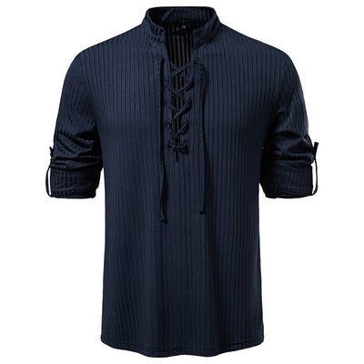 Playera Casual de Manga Larga con Cordón Ajustable para Hombre - Image 11