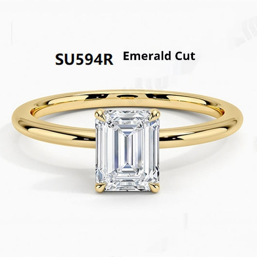 Anillo Chapado en Oro 18K con Diamante de Cultivo para Mujer - Image 9