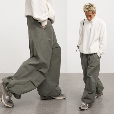 Pantalón Jogger Gris Verdoso Estilo Trinchera Americana - Image 10