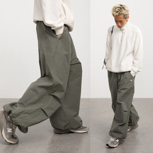 Pantalón Jogger Gris Verdoso Estilo Trinchera Americana - Image 10