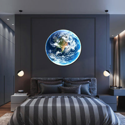 Lámpara Decorativa de Pared Luna para Dormitorio y Sala - Image 2