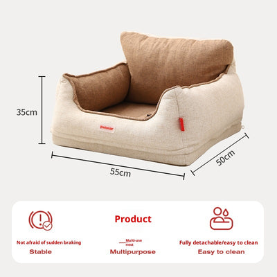 Asiento de Auto para Perros - Seguridad y Comodidad en el Viaje - Image 3