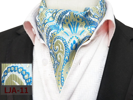 Bufanda Jacquard de Poliéster Estilo Británico para Hombre - Image 31