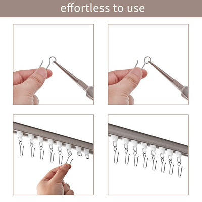 Gancho Metálico Multifuncional para Cortinas - Image 3