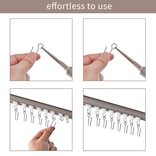 Gancho Metálico Multifuncional para Cortinas - Image 3