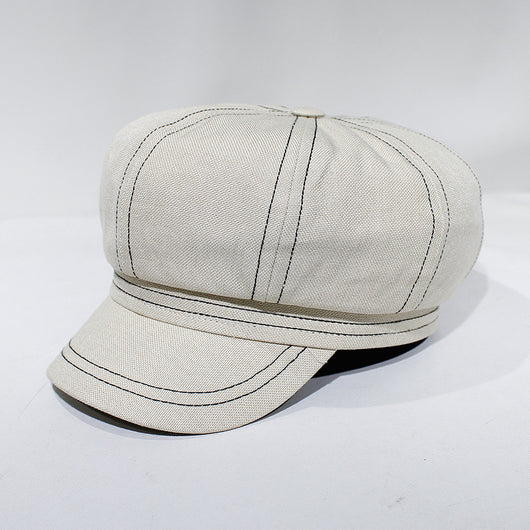 Gorra Octagonal Retro Británico para Mujer - Primavera Verano - Image 6