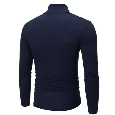 Suéter Cuello Alto Slim Fit Elegante para Hombre Joven - Image 7