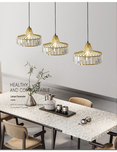 Lámpara Colgante de Cristal Lujo Moderno para Dormitorio - Image 18