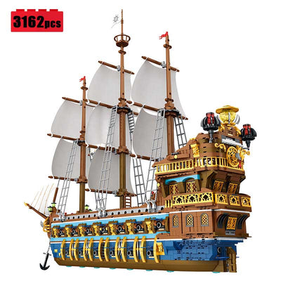 Maqueta Barco Pirata Educativo - Modelo Náutico Armable - Image 11
