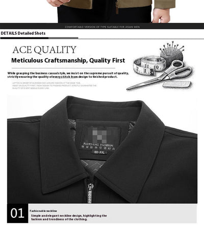 Abrigo Casual para Hombre Primavera Otoño - Chaqueta Moderna para Adultos - Image 8