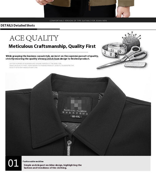 Abrigo Casual para Hombre Primavera Otoño - Chaqueta Moderna para Adultos - Image 8