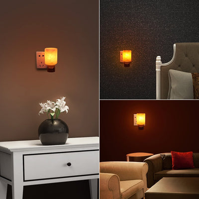 Lámpara de Sal del Himalaya para Dormitorio - Luz Cálida Mesita de Noche - Image 18