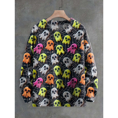 Sudadera Cuello Redondo Hombre con Estampado Digital 3D en Relieve - Image 4