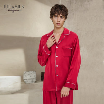 Pijamas de Seda Pesada Mumi para Hombre - Image 19