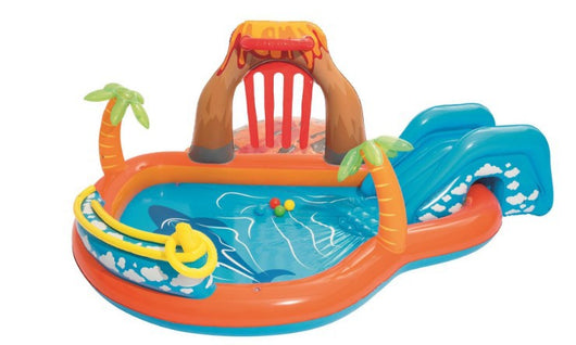 Piscina Inflable Volcán para Niños con Juegos Acuáticos - Image 4