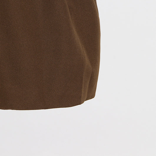 Chaleco y Pantalón Recto Talle Alto Estilo Western con Costuras - Image 13