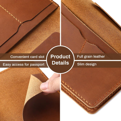 Billetera de Cuero Vacuno Vintage Hecha a Mano para Hombre - Image 2