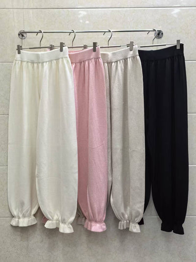 Pantalones Harem Tejidos Cómodos Estilo Coreano para Mujer - Image 13