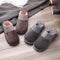 Pantuflas de Algodón con Bordado para Hombres Adultos y Mayores