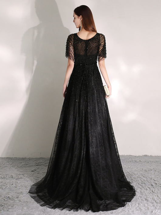 Vestido Elegante de Color Sólido para Mujer - Image 3