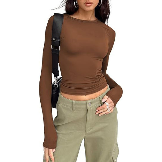 Remera Térmica Cuello Redondo Manga Larga para Mujer - Image 8