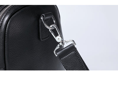 Bolsa de Viaje de Cuero para Hombre - Gran Capacidad y Portabilidad - Image 11