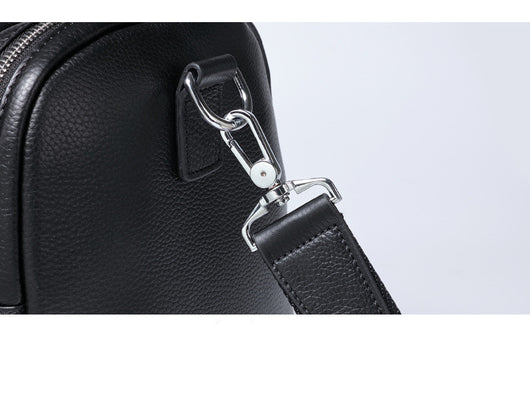 Bolsa de Viaje de Cuero para Hombre - Gran Capacidad y Portabilidad - Image 11