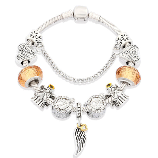 Pulsera Corazón Ángel Guardián con Alas - Image 9