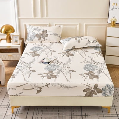 Juego de Sábana Ajustable y Funda de Almohada Estampada en Fibra Sintética - Image 13