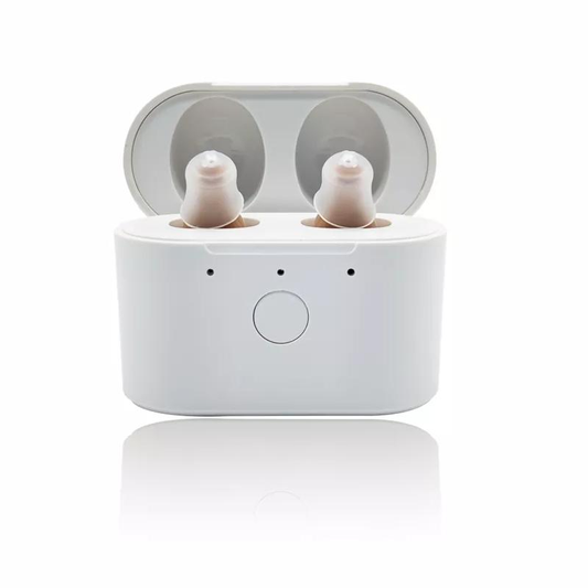 Audífono Inteligente Recargable con Operación de Un Clic - Sonido Claro y de Bajo Ruido