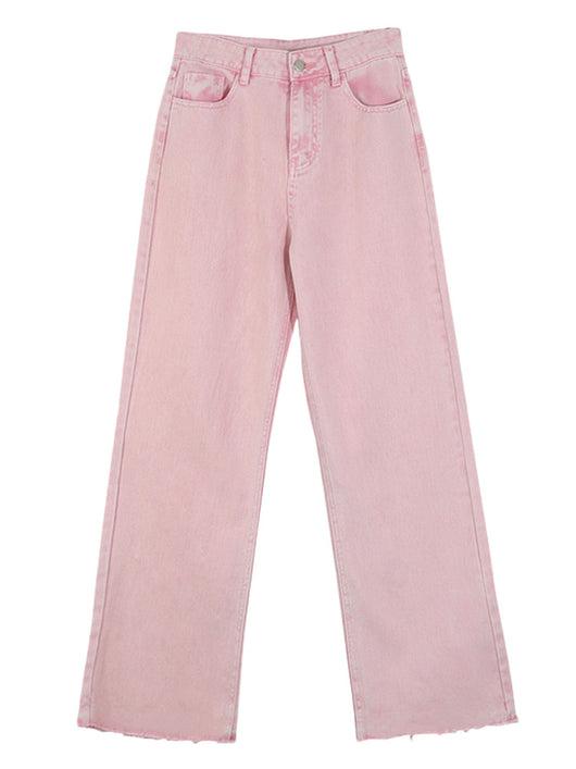 Pantalones Talle Alto Rectos Anchos - Cintura Elevada Elegante - Image 5
