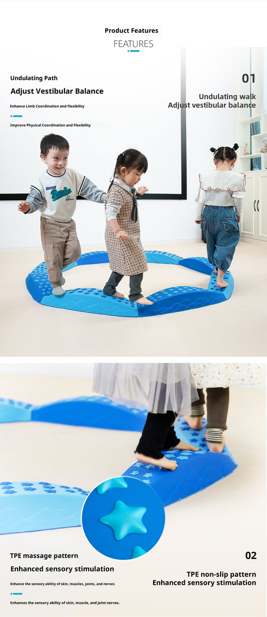 Set de 8 Piezas Wave Walkway para Integración Sensorial y Educación Temprana - Image 9