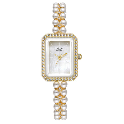 Reloj de Cuarzo Creativo para Mujer con Perlas de Concha - Image 6