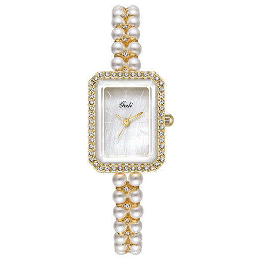 Reloj de Cuarzo Creativo para Mujer con Perlas de Concha - Image 6