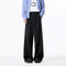 Pantalones Holgados de Pierna Recta con Drapeado Elegante