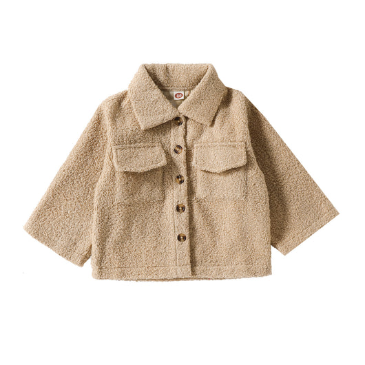 Abrigo Reversible de Cuadros con Forro Polar Otoño - Image 3