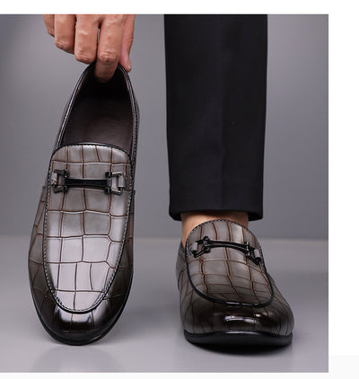 Zapatos de Cuero Ligeros Talla Grande Estilo Cuadros Lujo Premium - Image 26