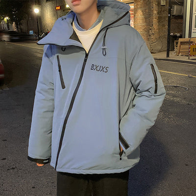 Chaqueta Funcional Oversize para Hombre - Estilo Moderno Talla Grande - Image 9