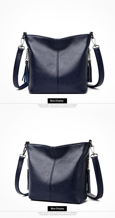 Bolso Bandolera Mujer de Gran Capacidad con Detalles de Borlas - Image 15