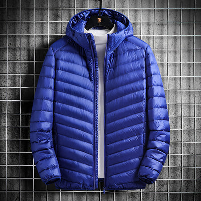 Chaqueta Ligera de Algodón con Capucha para Hombre - Image 2