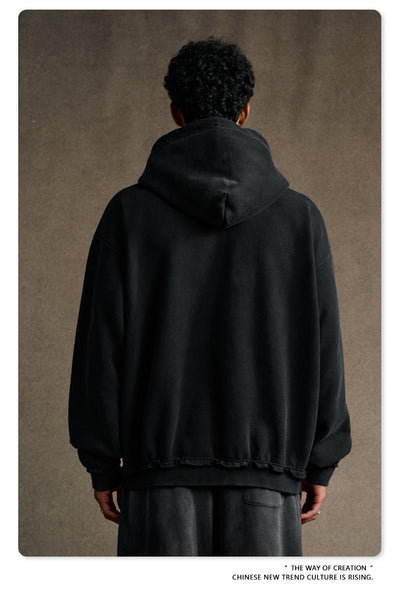 Sudadera Estilo Cardigan con Cierre y Diseño Roto - Image 2