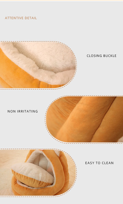 Cama Térmica Acogedora para Gatos y Perros Pequeños - Nido Cálido y Confortable - Image 13