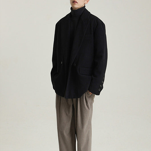 Saco de Pana Gruesa Combinada para Hombre
