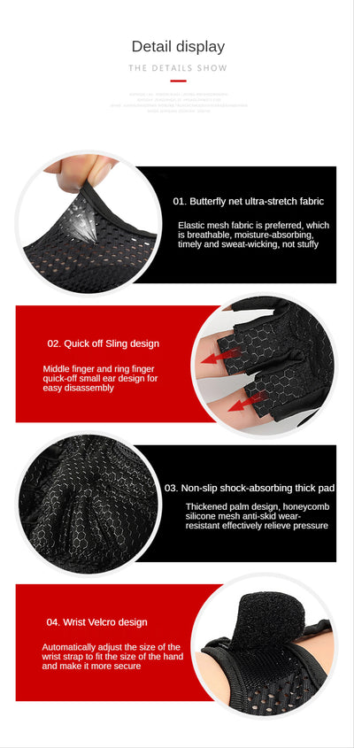 Guantes de Fitness Antideslizantes para Pesas y Barra - Image 16